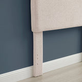 Collymore Natural Sherpa Fleece Headboard