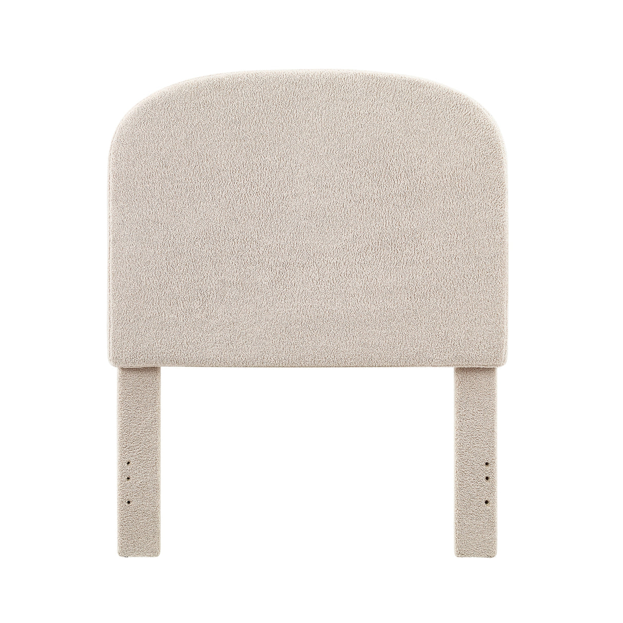 Collymore Natural Sherpa Fleece Headboard