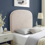 Collymore Natural Sherpa Fleece Headboard