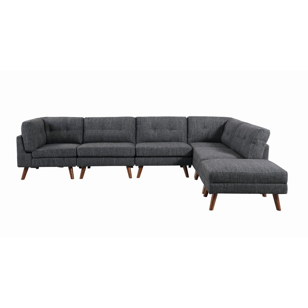 Colm Dark Grey Upholstered Corner