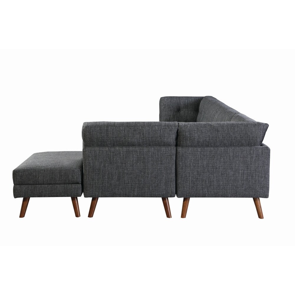 Colm Dark Grey Upholstered Corner