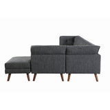 Colm Dark Grey Upholstered Corner