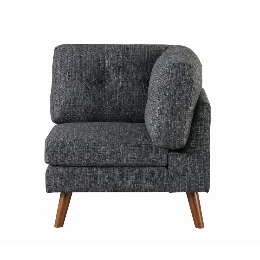 Colm Dark Grey Upholstered Corner