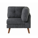 Colm Dark Grey Upholstered Corner