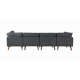 Colm Dark Grey Upholstered Corner