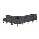 Colm Dark Grey Upholstered Corner
