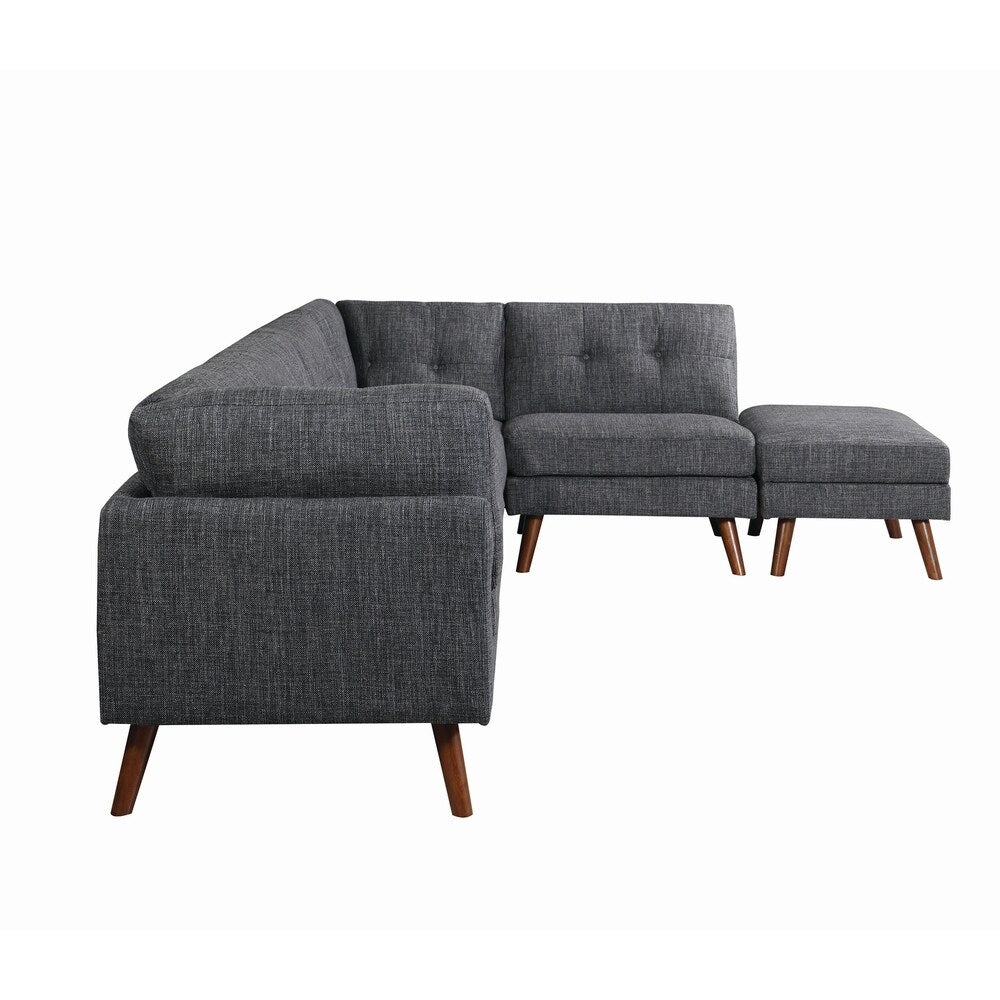 Colm Dark Grey Upholstered Corner