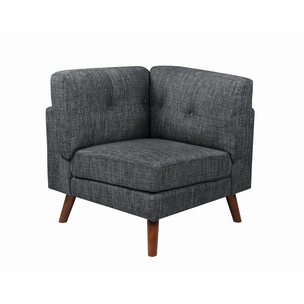 Colm Dark Grey Upholstered Corner