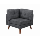 Colm Dark Grey Upholstered Corner
