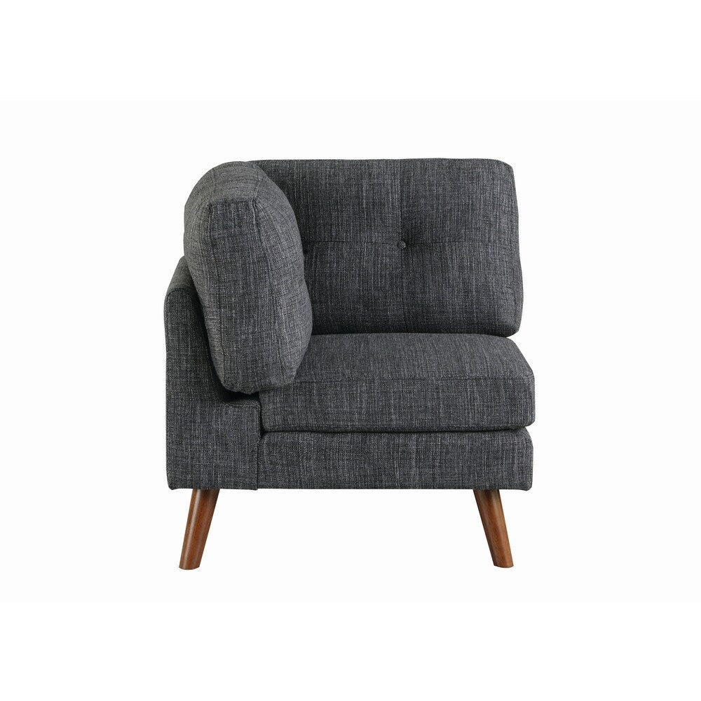 Colm Dark Grey Upholstered Corner