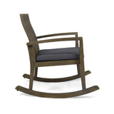 Colmena Outdoor Acacia Wood Rocking Chair (Set of 2) by Christopher Knight Home