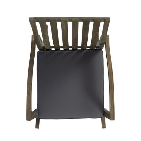 Colmena Outdoor Acacia Wood Rocking Chair (Set of 2) by Christopher Knight Home