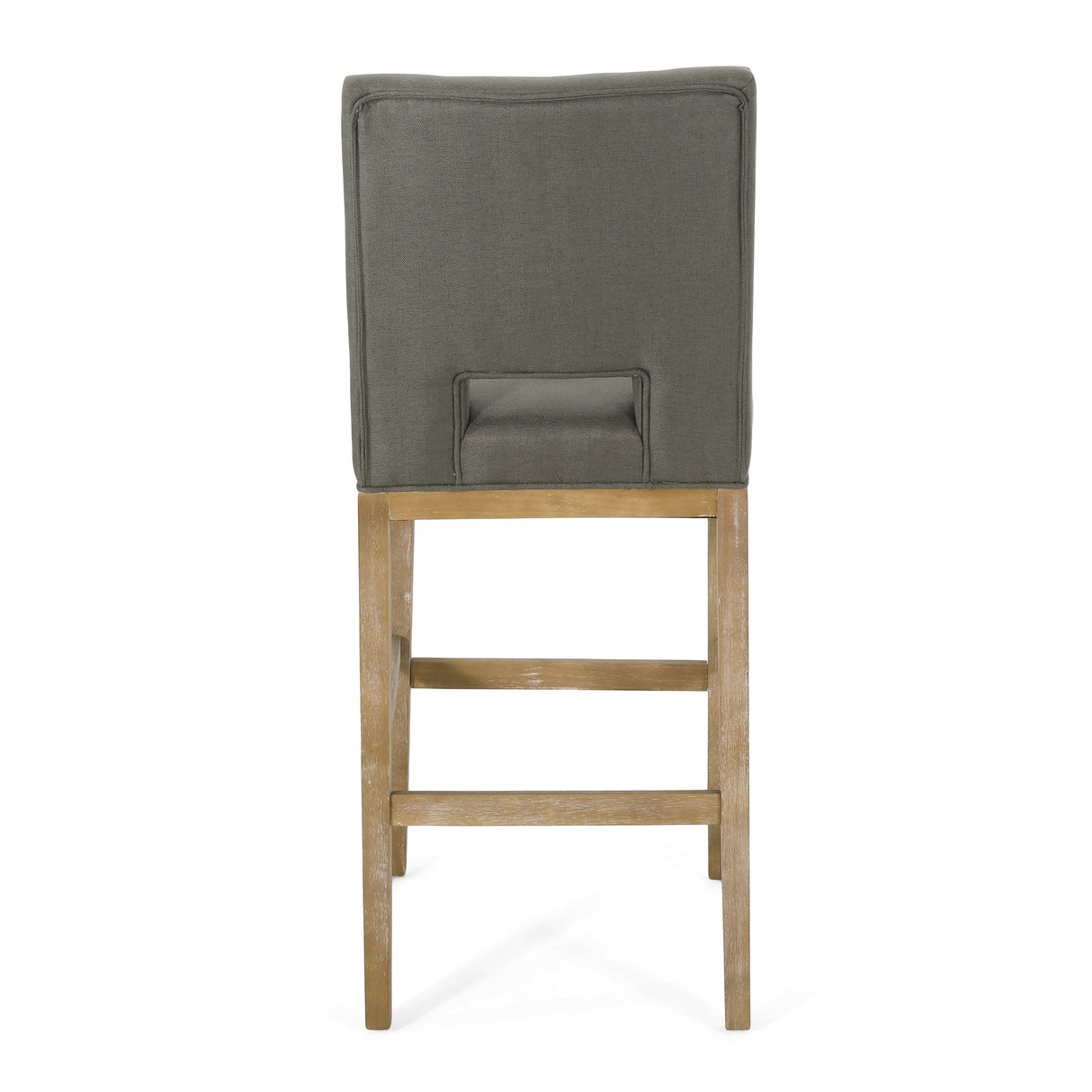 Coloma Fabric and Rubberwood 31 Inch Barstools (Set of 2) by Christopher Knight Home