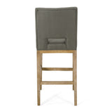Coloma Fabric and Rubberwood 31 Inch Barstools (Set of 2) by Christopher Knight Home