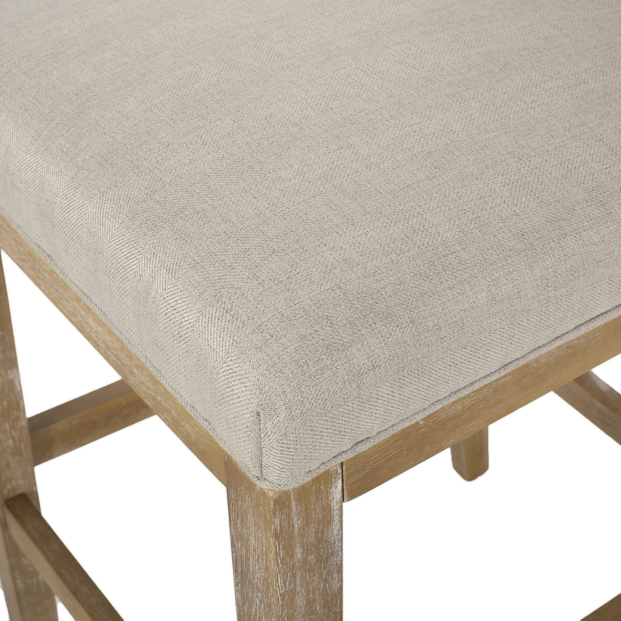 Coloma Fabric and Rubberwood 31 Inch Barstools (Set of 2) by Christopher Knight Home