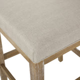 Coloma Fabric and Rubberwood 31 Inch Barstools (Set of 2) by Christopher Knight Home