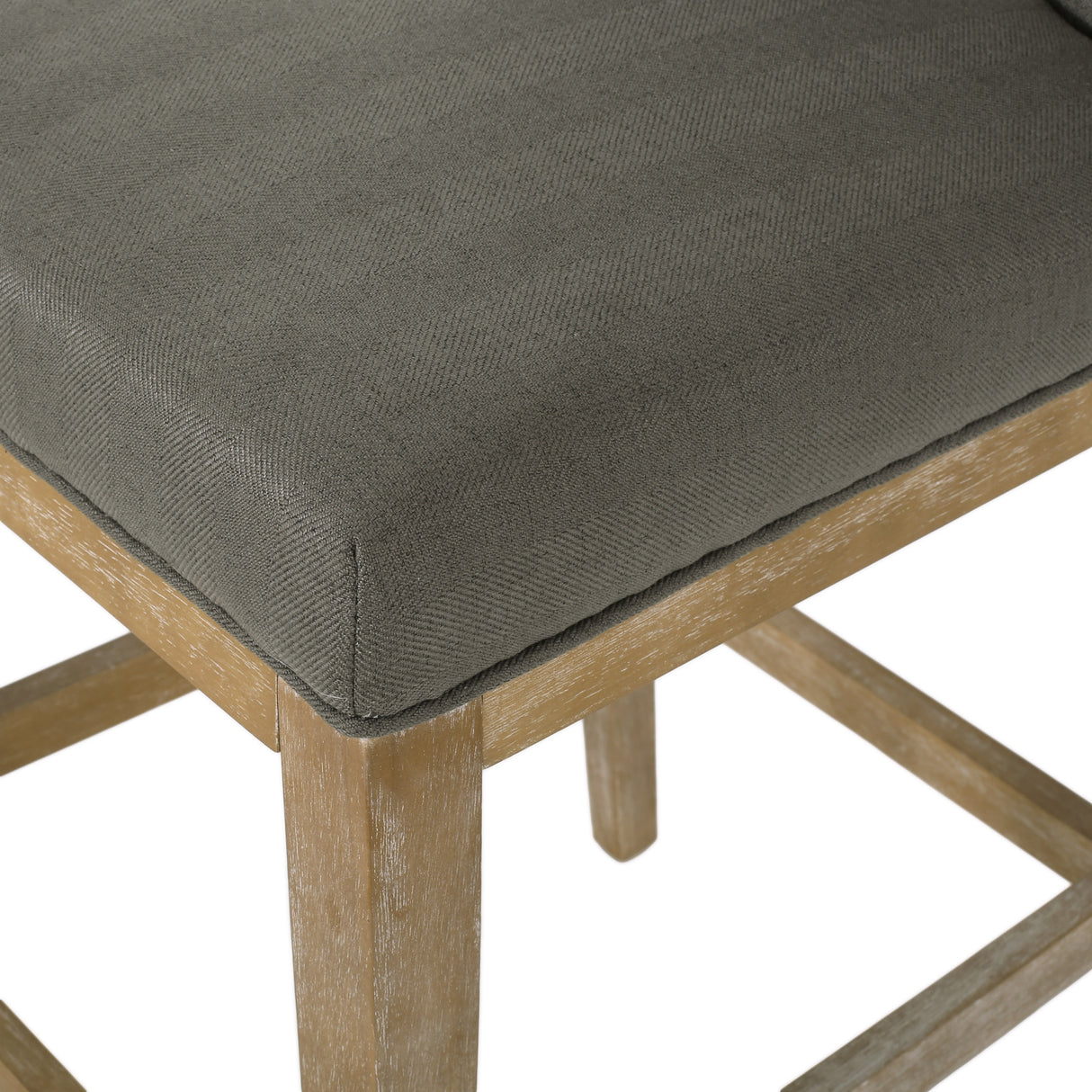 Coloma Fabric and Rubberwood 31 Inch Barstools (Set of 2) by Christopher Knight Home