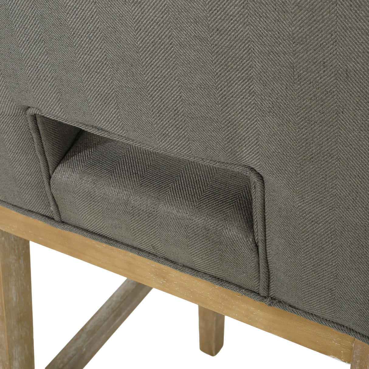 Coloma Fabric and Rubberwood 31 Inch Barstools (Set of 2) by Christopher Knight Home