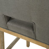Coloma Fabric and Rubberwood 31 Inch Barstools (Set of 2) by Christopher Knight Home