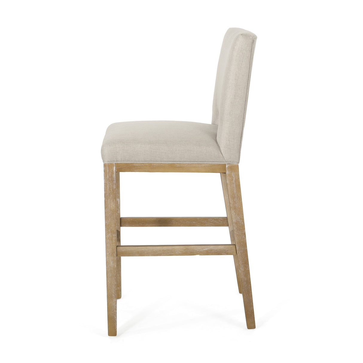 Coloma Fabric and Rubberwood 31 Inch Barstools (Set of 2) by Christopher Knight Home