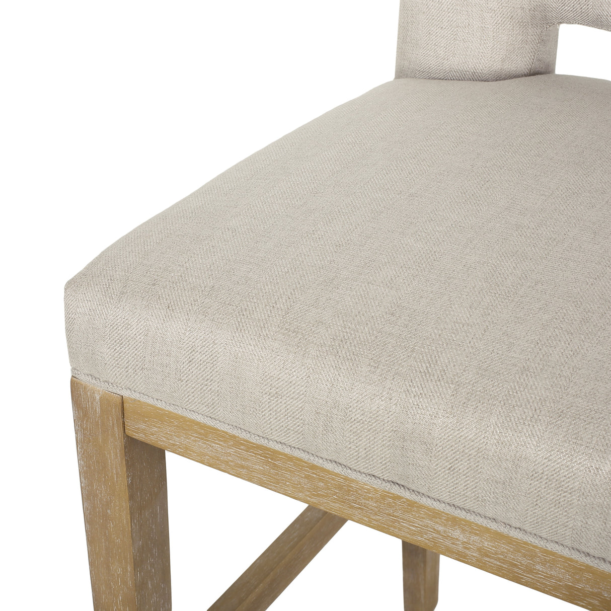 Coloma Fabric and Rubberwood 31 Inch Barstools (Set of 2) by Christopher Knight Home
