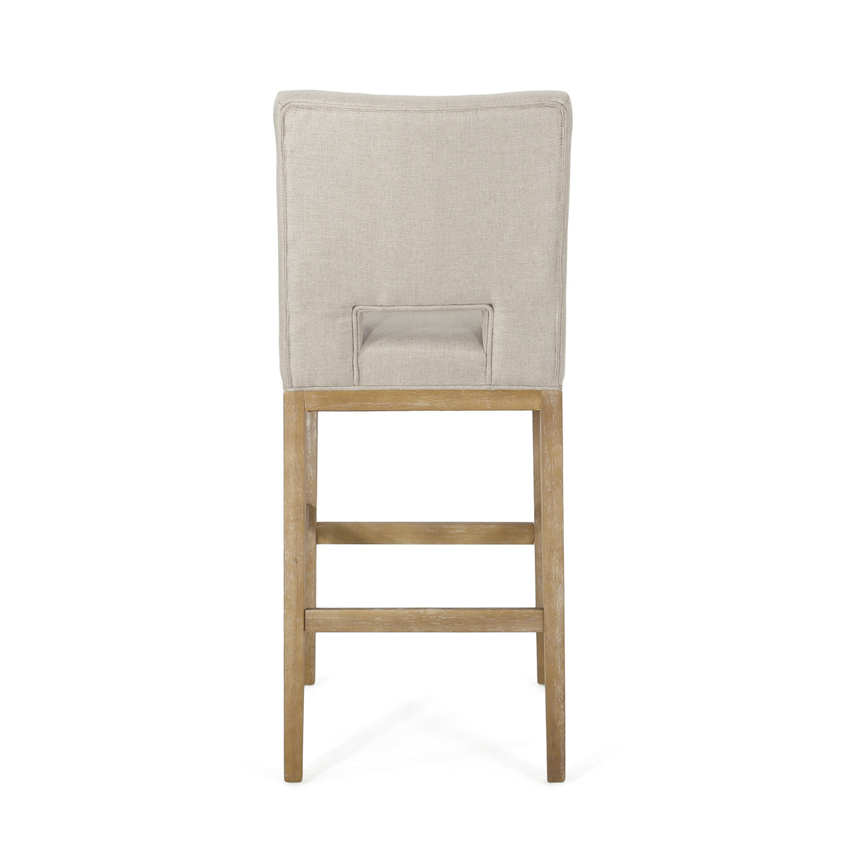 Coloma Fabric and Rubberwood 31 Inch Barstools (Set of 2) by Christopher Knight Home