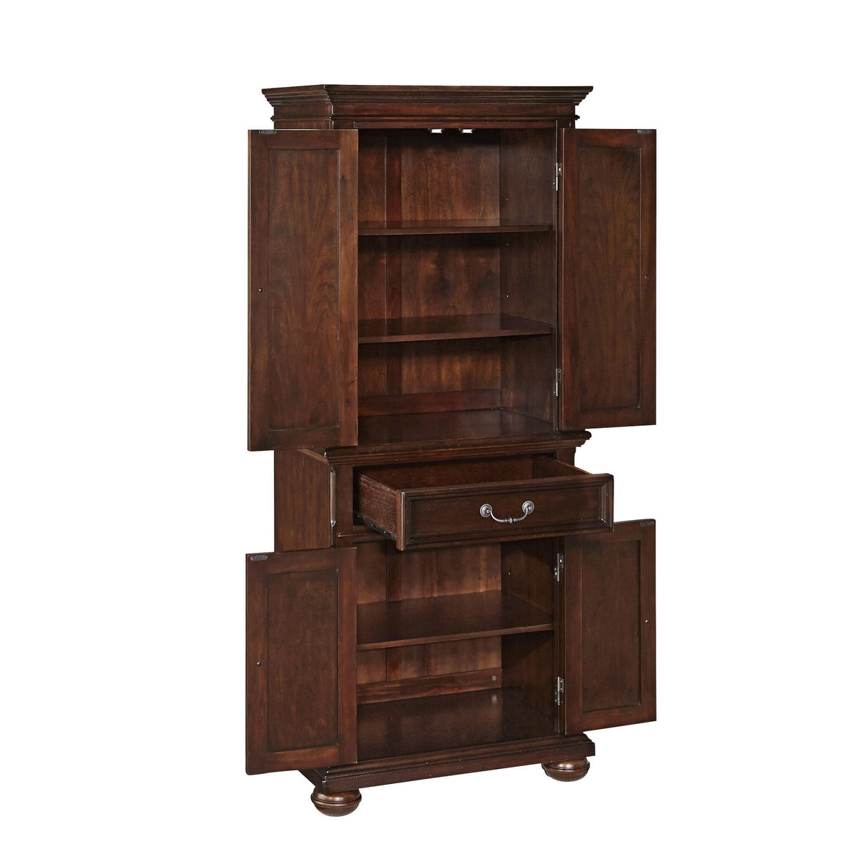 Colonial Classics Dark Cherry Pantry Cabinet