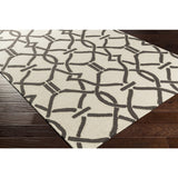 Colonial Home Cream Geometric Handmade Area Rug - 8' x 11'