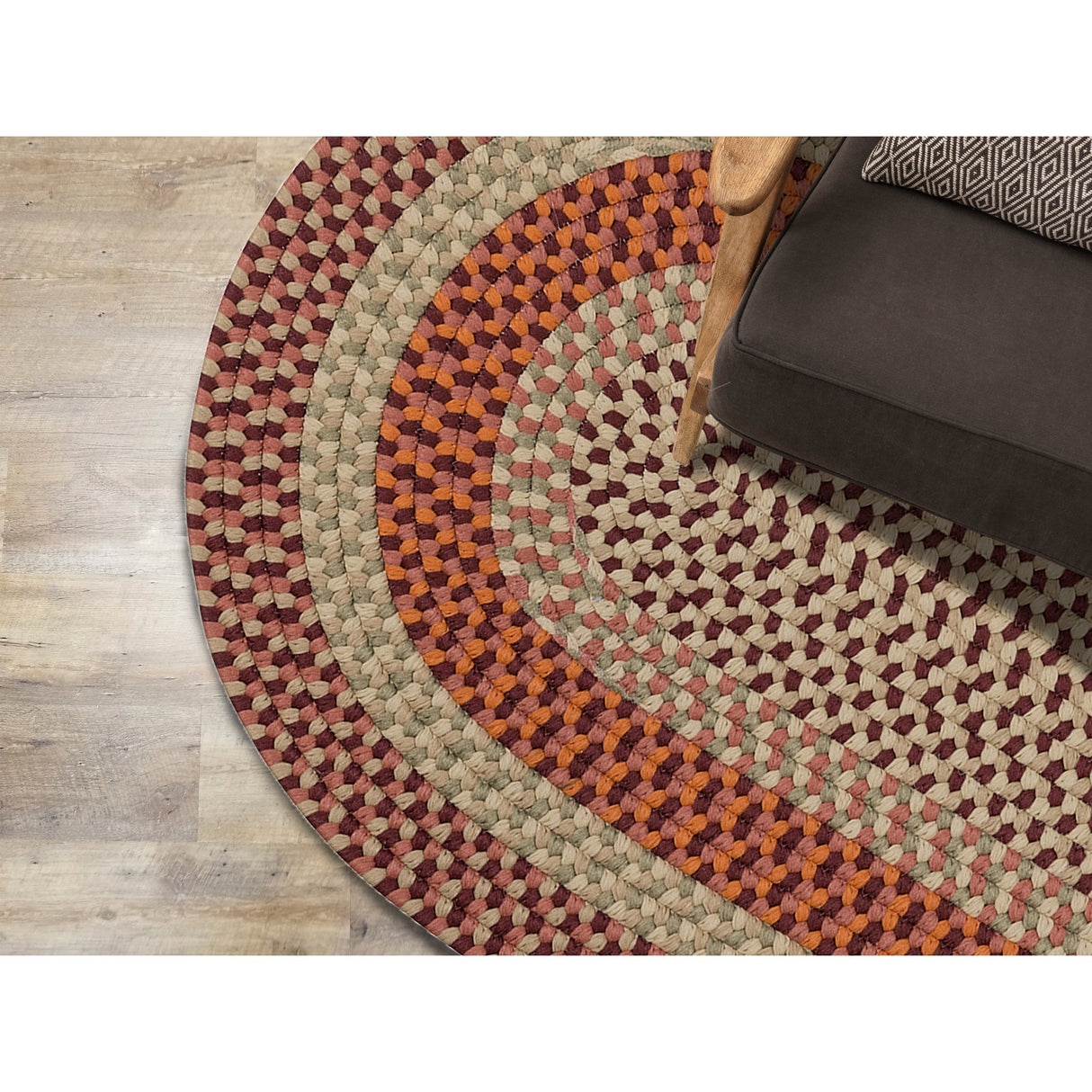 Colonial Mills Mendi Indoor Outdoor Braided Rug