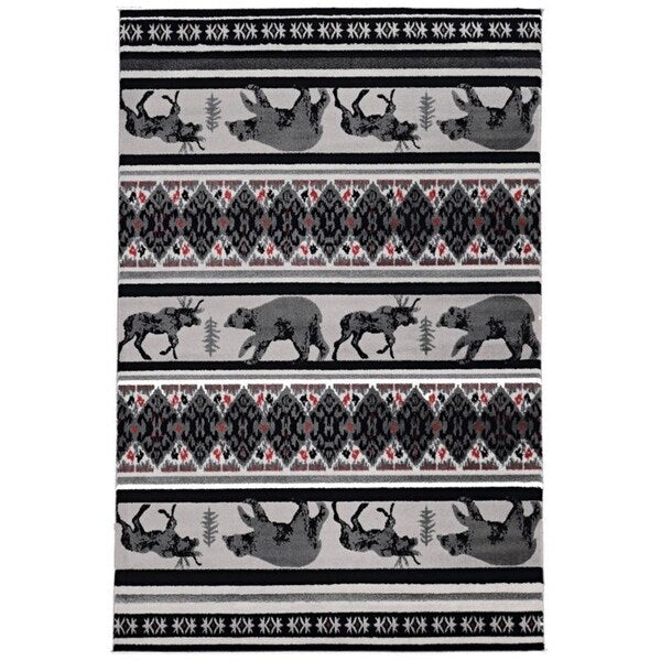 Colorado Carson Grey Area Rug - 5' X 7'6"