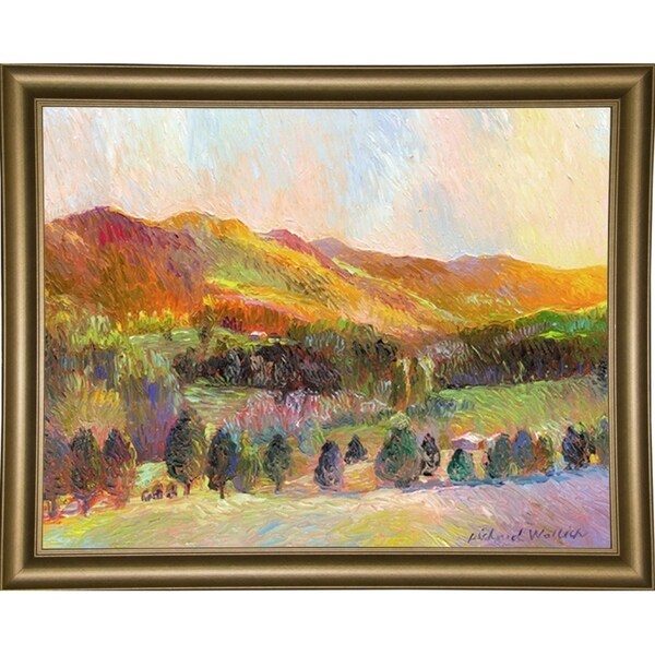 Colorado Sunset-RICWAL12603 Print 4.75"x7" by Richard Wallich