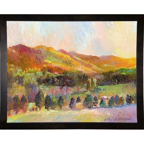 Colorado Sunset-RICWAL12603 Print 4.75"x7" by Richard Wallich