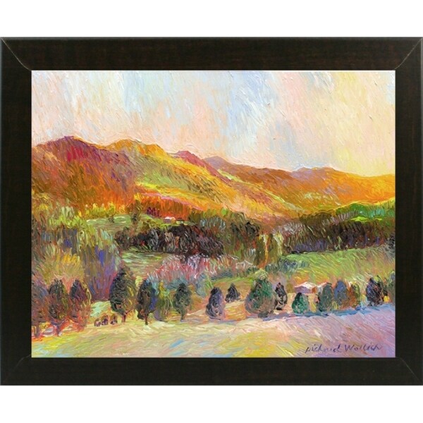 Colorado Sunset-RICWAL12603 Print 4.75"x7" by Richard Wallich