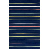 Liora Manne Colored Stripe Outdoor Area Rug (5' x 7'6) - 5' x 7'6