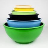 Cool Colors Nested Melamine Mixing Bowl 6-piece Set