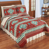 Colorful Southwest Aztec Pattern Quilt