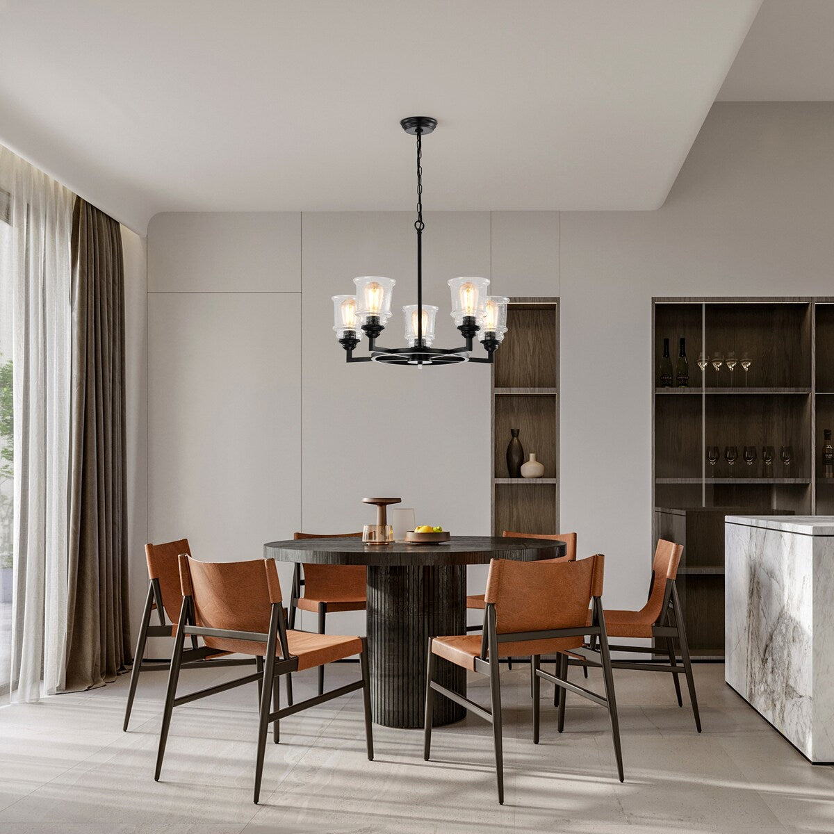 Columba 5-Light Chandelier for Living/Dining Room, Bedroom, Office