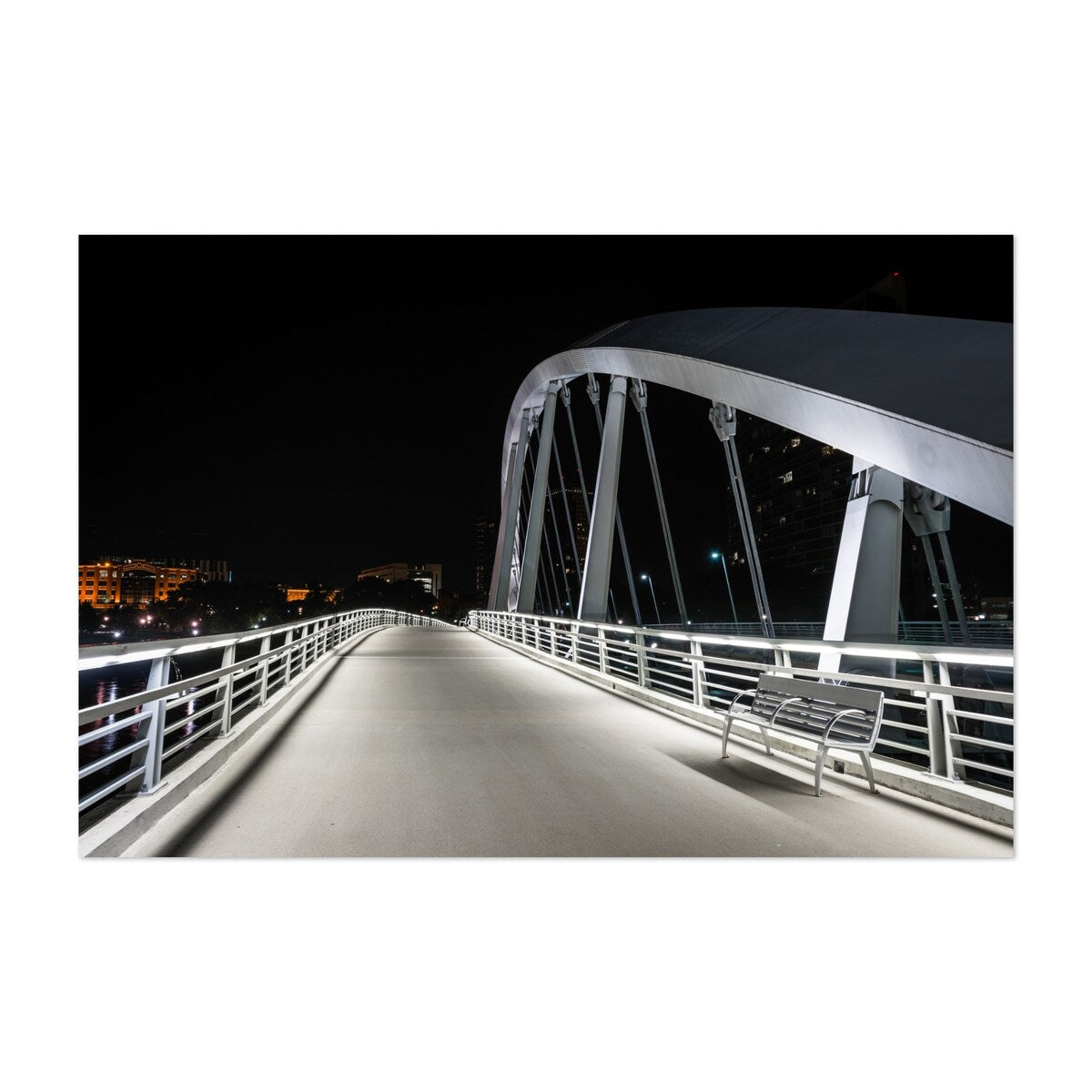 Columbus Ohio The Main Street Bridge 02 Photography Art Print/Poster
