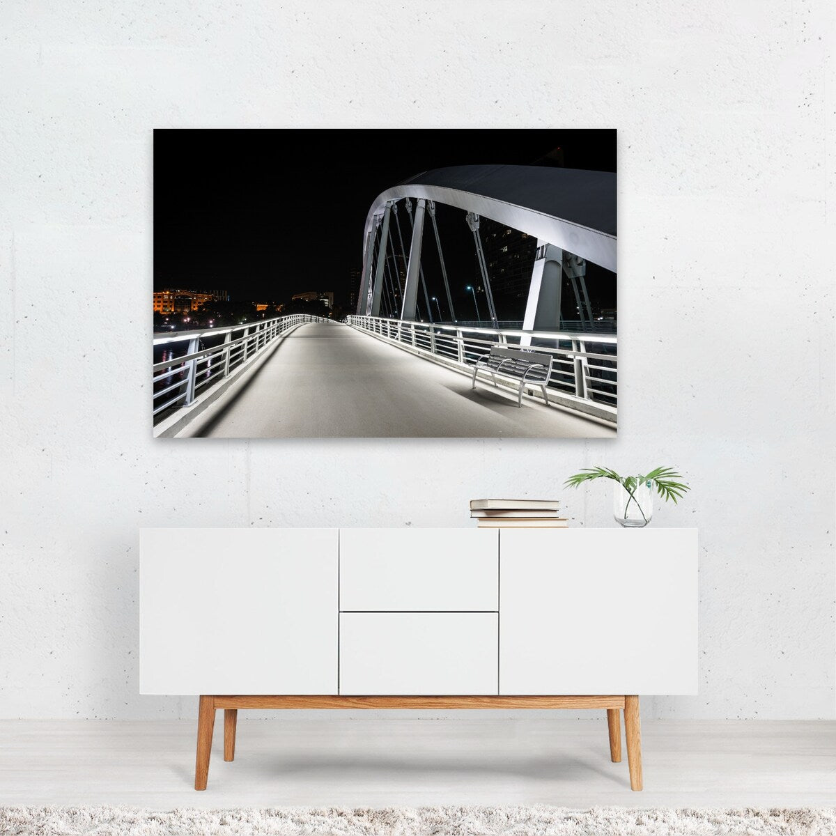 Columbus Ohio The Main Street Bridge 02 Photography Art Print/Poster