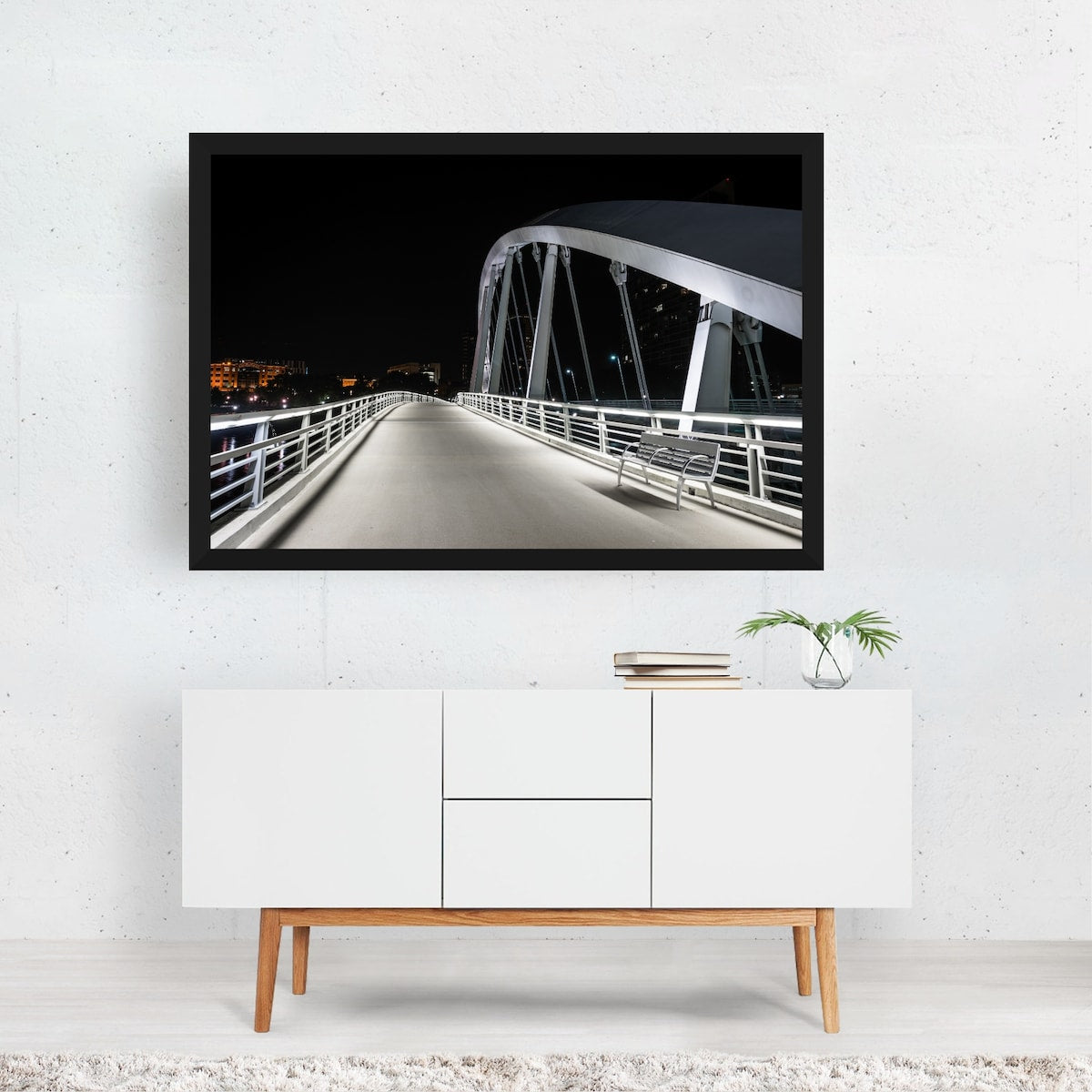 Columbus Ohio The Main Street Bridge 02 Photography Art Print/Poster