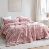 Coma Inducer® Oversized Plush Comforter - Sepia Rose