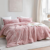 Coma Inducer® Oversized Plush Comforter - Sepia Rose