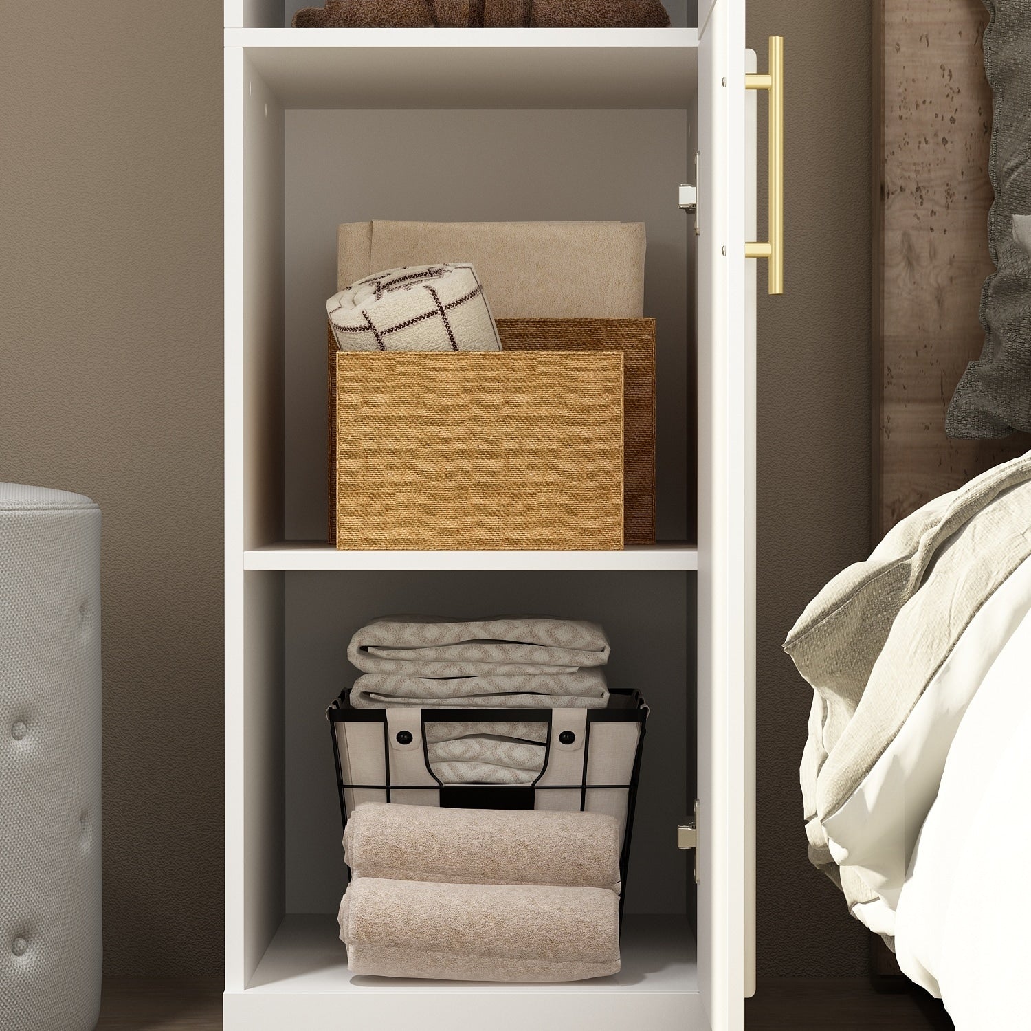 Combo Armoire Wardrobe Storage Cloest Modular Cabinet