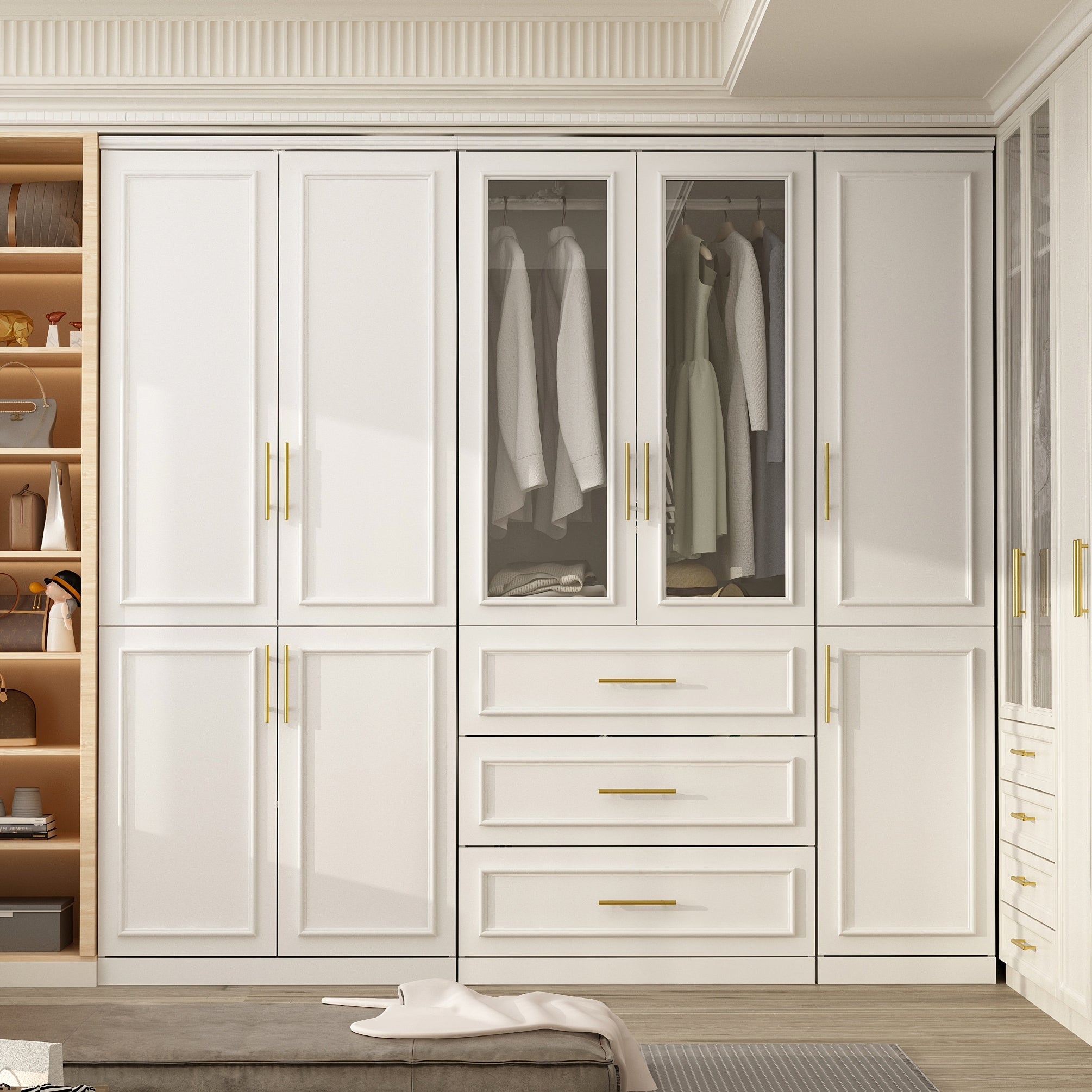 Wardrobe dresser combo hotsell