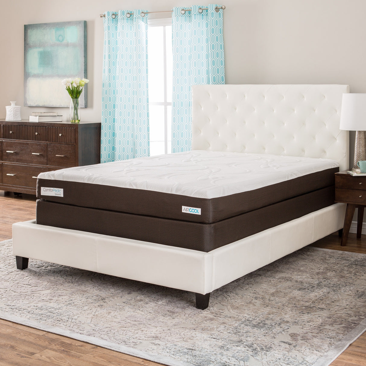 ComforPedic from Beautyrest Choose Your Comfort 8-inch Gel Memory Foam Mattress Set