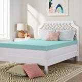 Comfort Dreams 'Mem-Cool' 4-inch Memory Foam Mattress Topper - White
