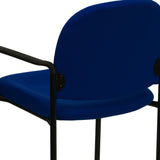 Comfort Stackable Steel Side Reception Chair with Arms