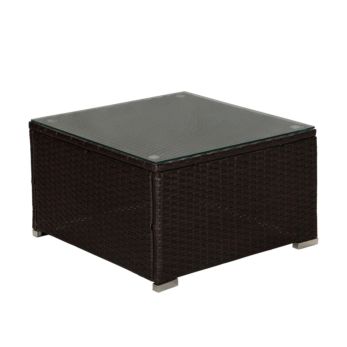 Comfortable 6-Piece Patio Furniture Set with Glass Table