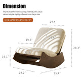 Comfortable Glider Rocking Chair Reading Chair - 35.40"L * 24.2"W * 28.3"H