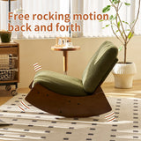 Comfortable Glider Rocking Chair Reading Chair - 35.40"L * 24.2"W * 28.3"H